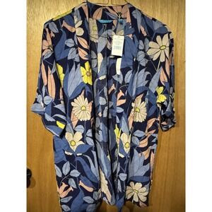 Tori Richard Size Small No Button Hawaiian Overshirt NWT (O)